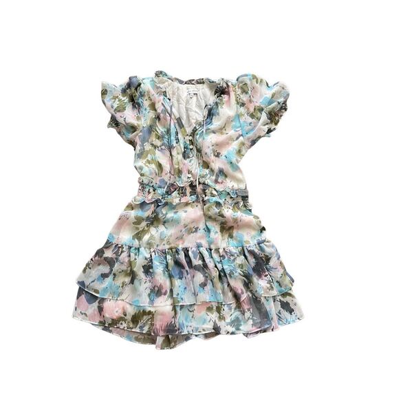 Willa Story Floral Print Flutter Dress - Size Small - Picture 1 of 6